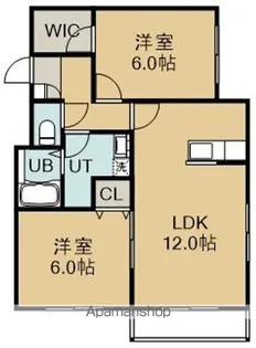 エターナル神山(エターナルカミヤマ)【4階】の間取り